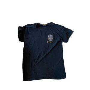 NYPD  Police Department Blue T-Shirt Mens Small